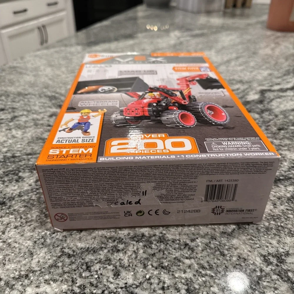 Hexbug VEX Robotics Backhoe Construction Set, Brand NEW Bags Sealed, 200+ #Shelf